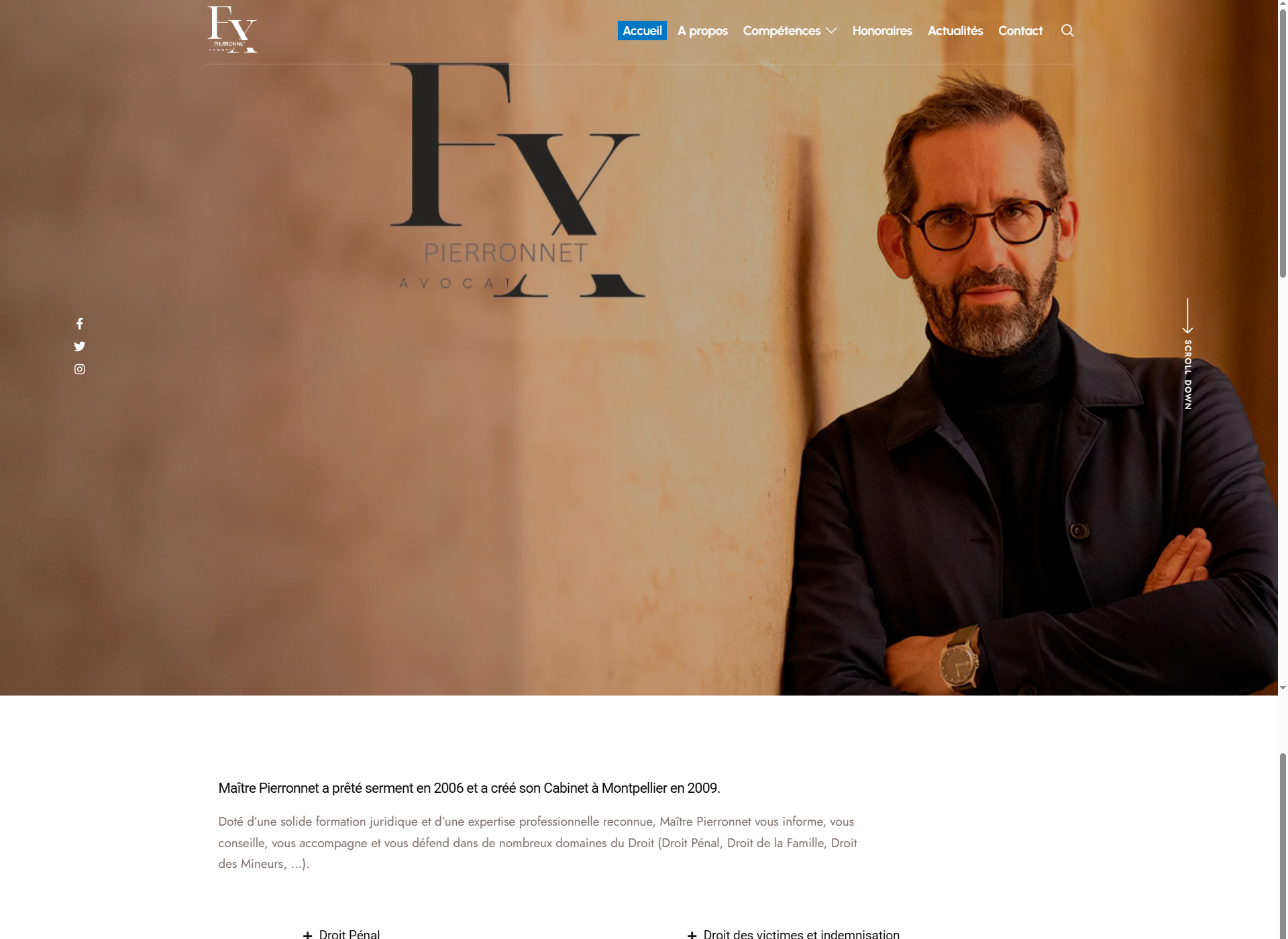 Pierronnet Avocat — capture homepage